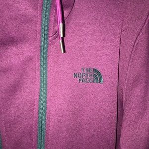Purple North Face jacket